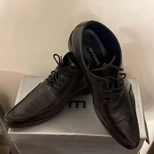 Gianfranco Ferre Black Leather Oxfords